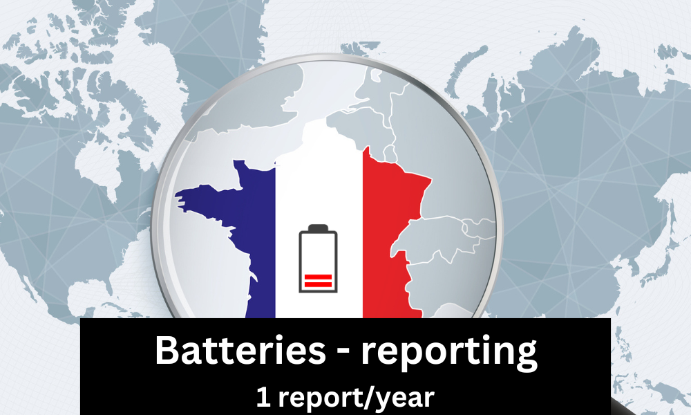 Frankreich - Meldepflichten für Batterien (1 Bericht)