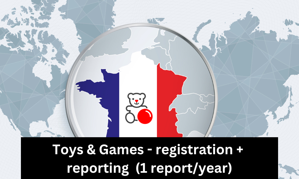 Frankreich - Registrierung und Meldepflichten (1 Bericht) für Spielzeug