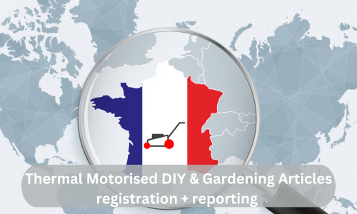 Frankreich - Registrierung und Meldepflichten von motorisierten Heimwerker- und Gartenartikeln
