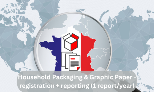 Frankreich - Registrierung und Meldepflichten für Verpackungen & Papier (jeweils 1 Bericht pro Jahr)