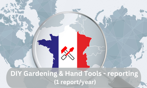 Frankreich - Meldepflichten (1 Bericht/Jahr) für DIY Gartenarbeit- und Handwerkzeuge